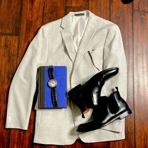 "Summer Staple: Tommy Hilfiger Grey Sportscoat – Excellent Condition!"